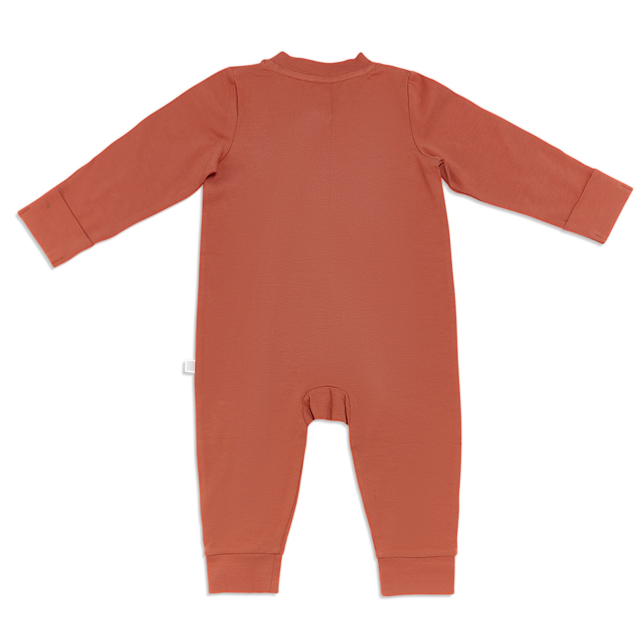 RETIRED - Organic Long Sleeve  Zippered Bunsie - Paprika