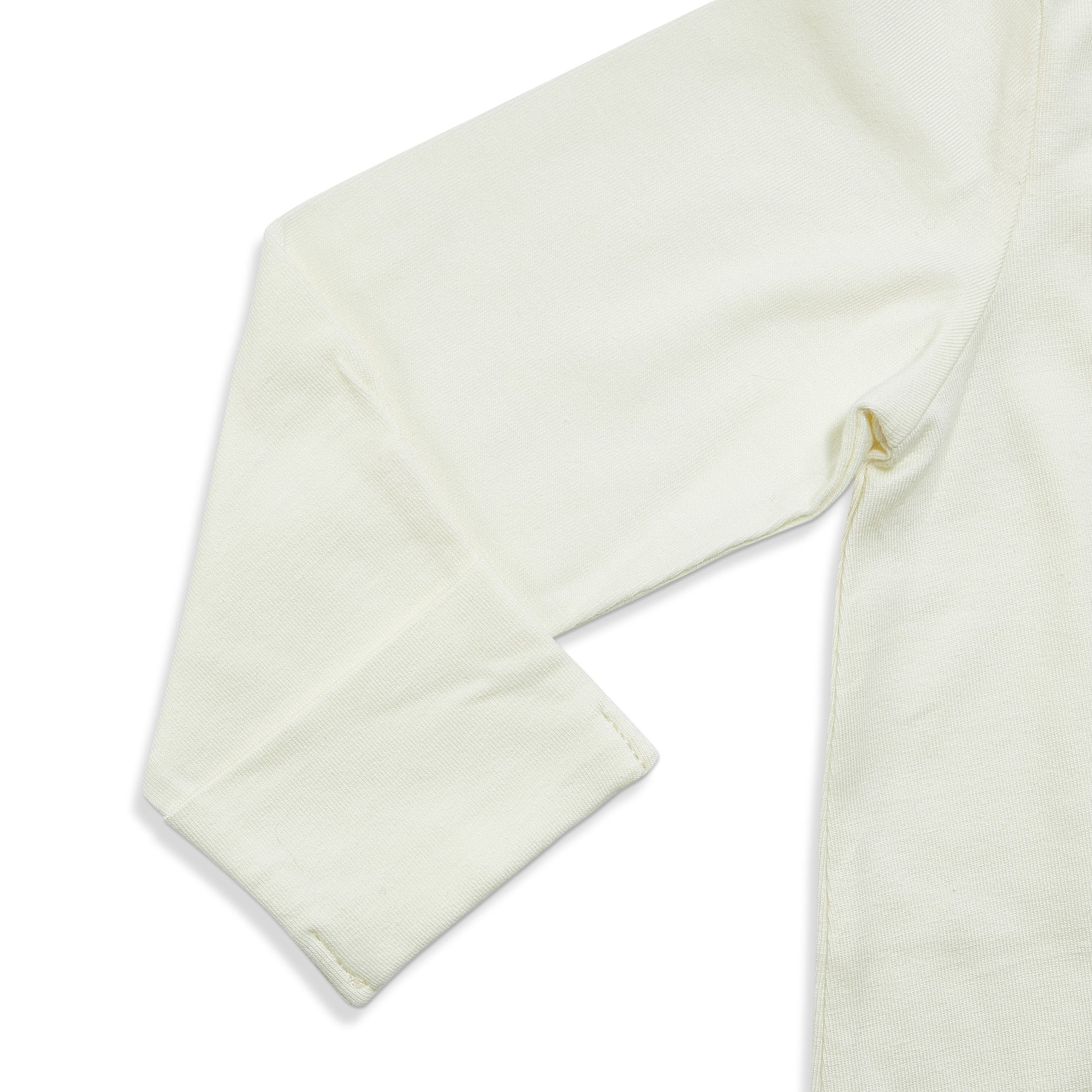 RETIRED - Organic Long Sleeve Zippered Bunsie - Sugar Cookie