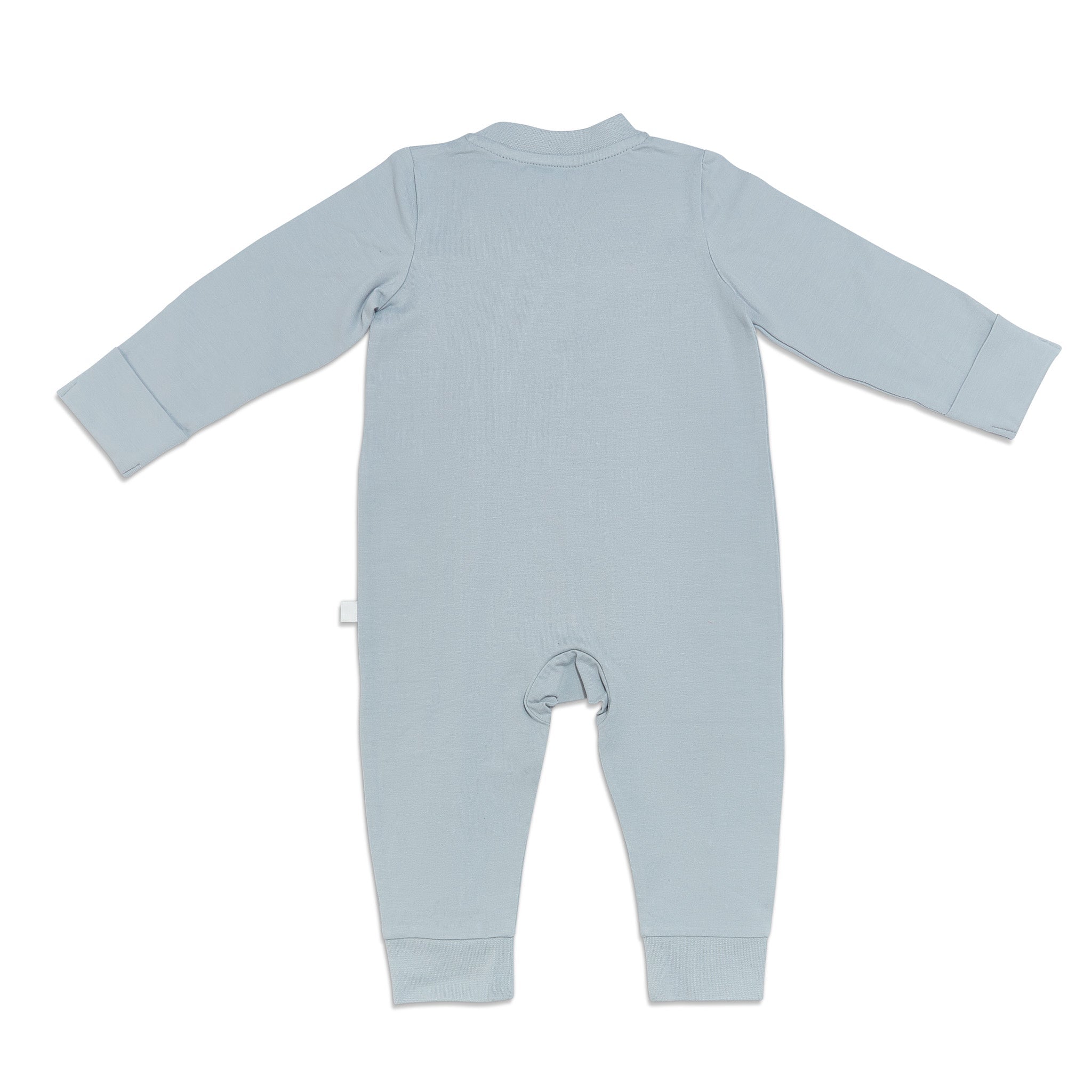 RETIRED - Organic Long Sleeve Zippered Bunsie - Pearl Blue