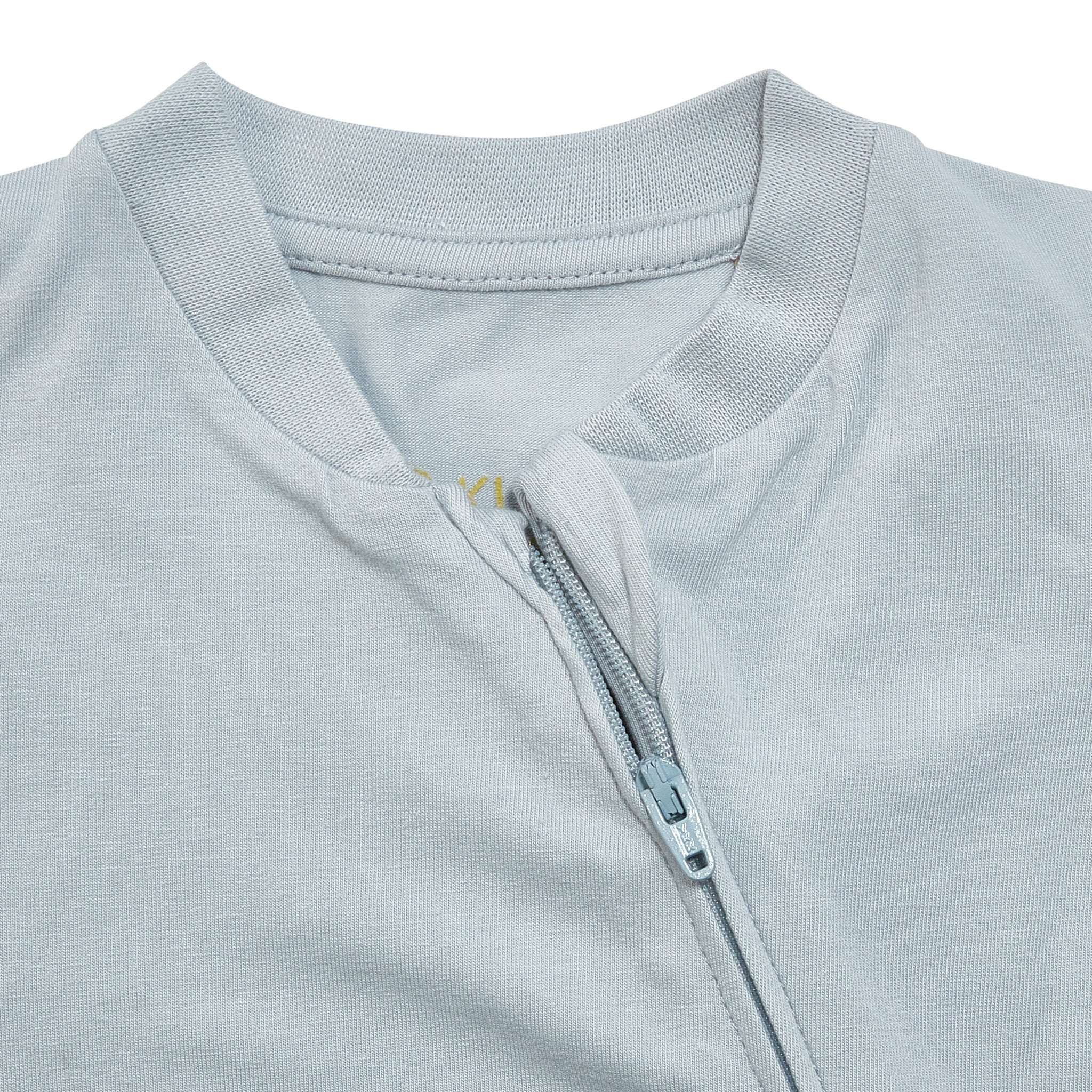 RETIRED - Organic Long Sleeve Zippered Bunsie - Pearl Blue