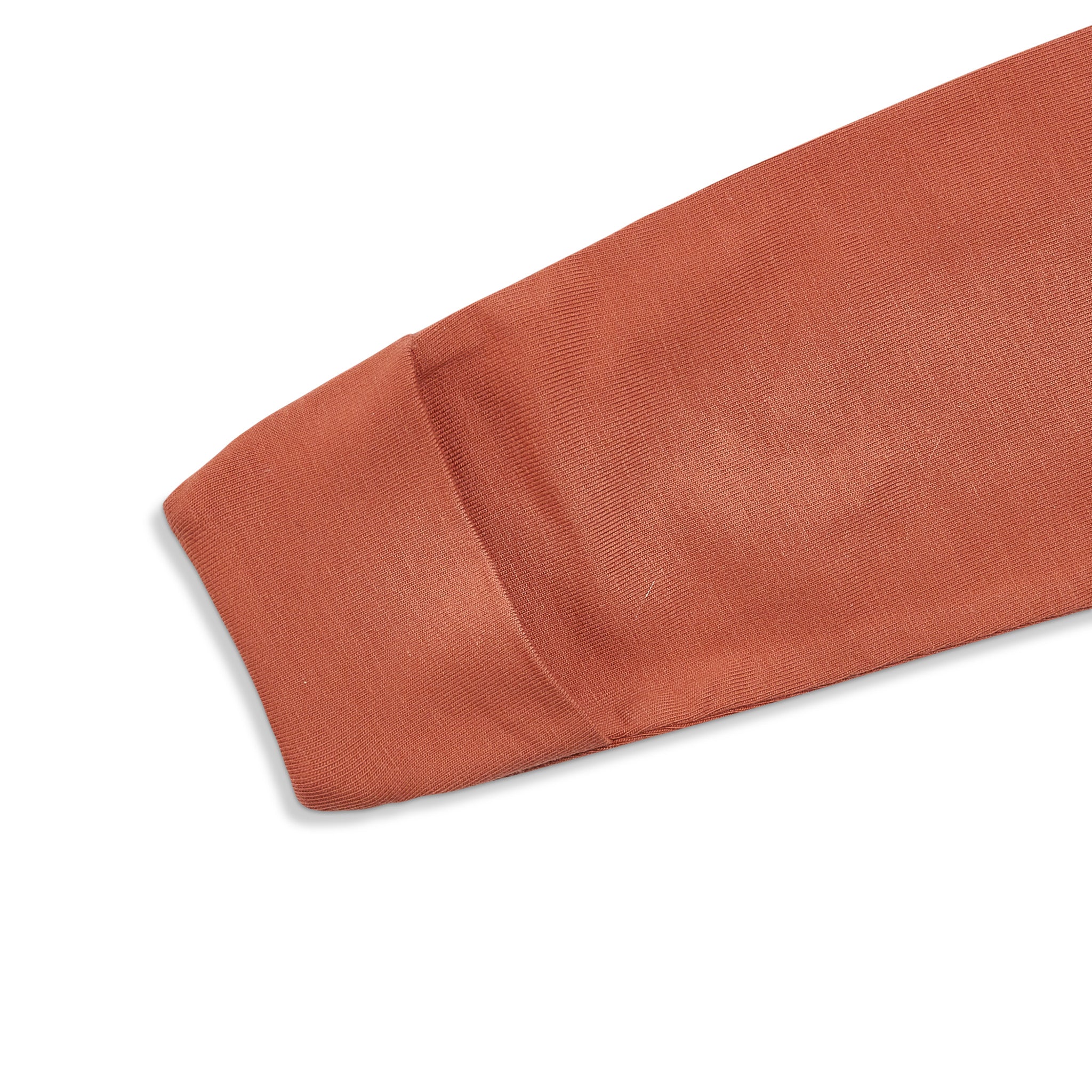 RETIRED - Organic Long Sleeve  Zippered Bunsie - Paprika