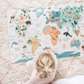 Sale Mindful and Co Kids World Map Floor Puzzle
