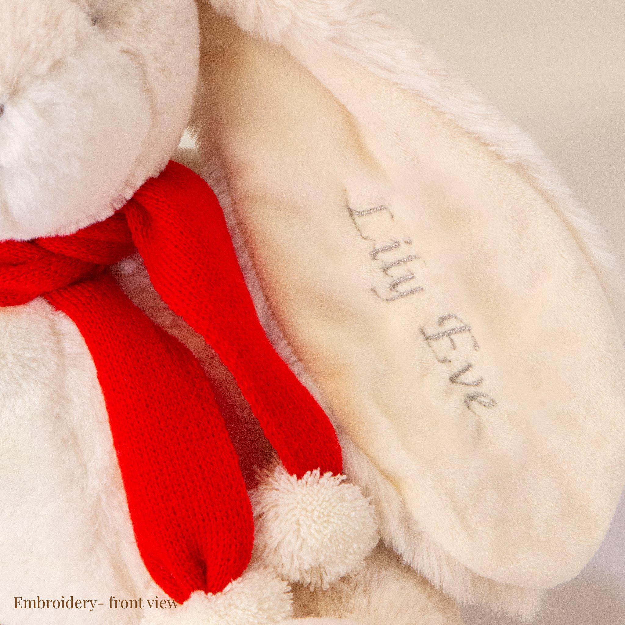 RETIRED - Limited Edition - Holiday Little Nibble Grey Bunny
