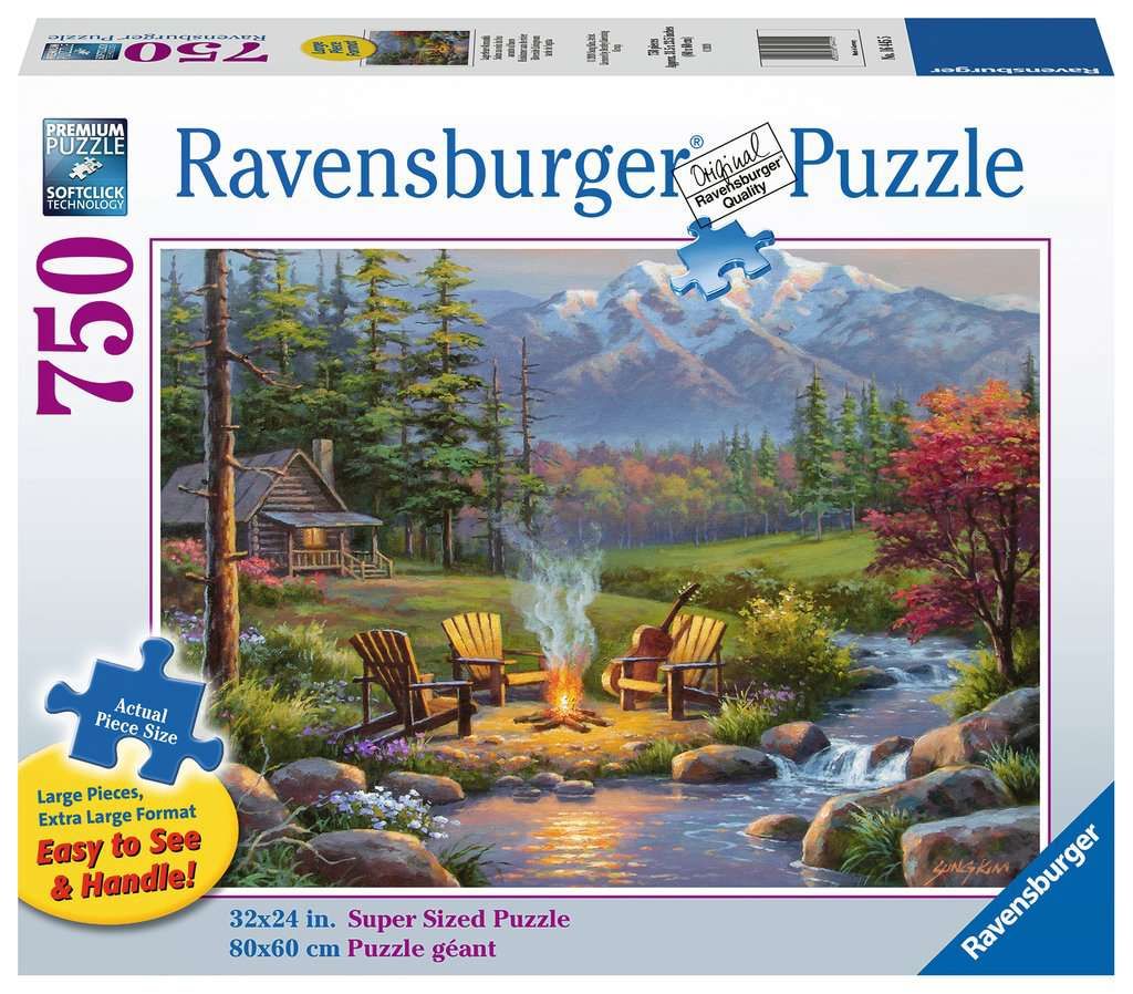 Riverside Living Room Puzzle 750 Piece